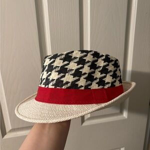 Houndstooth fedora